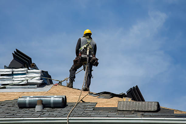 Professional Roof Installation technician working in Pewaukee, WI